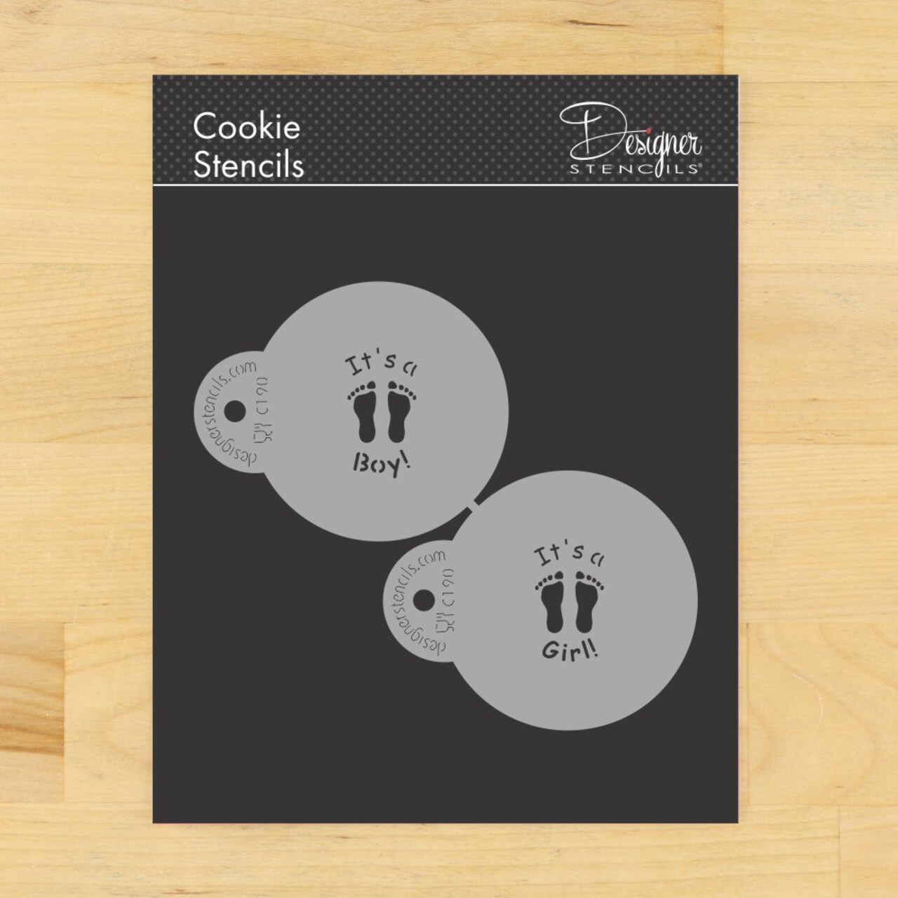 It's a Boy and It's a Girl Candy & Cookie Stencils | C190 by Designer Stencils |